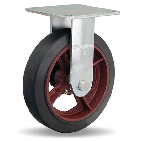 HAMILTON R-MS-8R RIGID CASTER MS 8X2 RUBBER