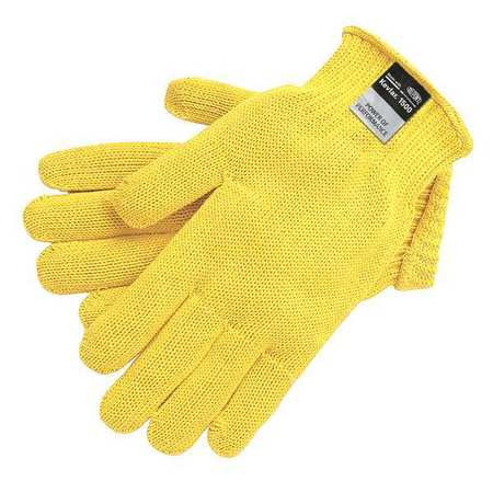 MCR SAFETY 9375M CUT RESISTANT GLOVES, KEVLAR, MEDIUM, YE