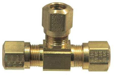 SLOAN 964-4 UNION TEE COMPRESSION BRASS 1/4IN TUBE