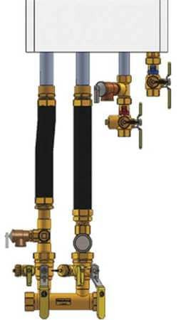 WEBSTONE 4FK5-CH BOILER INST KIT 1IN 1INFIP DBL BALL DRIN