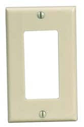 LEVITON 84409-40 DECORA WALL PLATE,SILVER,2 GANGS