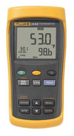 FLUKE FLUKE-53-2 B CWG THERMOCOUPLE THERMOMETER 1 INPUT