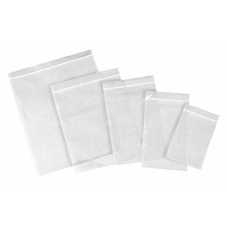 HCS HCS7012 RECLOSABLE BAG CLEAR 5IN.WX8IN.L PK1000