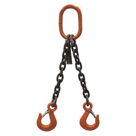 STREN-FLEX SF0906G10DOS CHAIN SLING 9/32IN SIZE 6 FT L DOS SLING