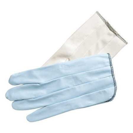 MCR SAFETY 9870M GLOVES, MEDIUM, VINYL LAMINATED, WHITE, 