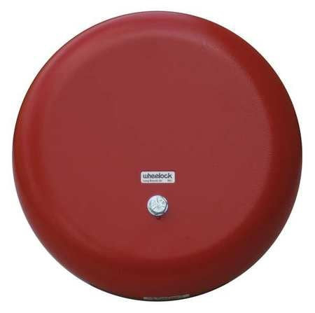 WHEELOCK CN121065 BELL 115VAC RED 10 IN H