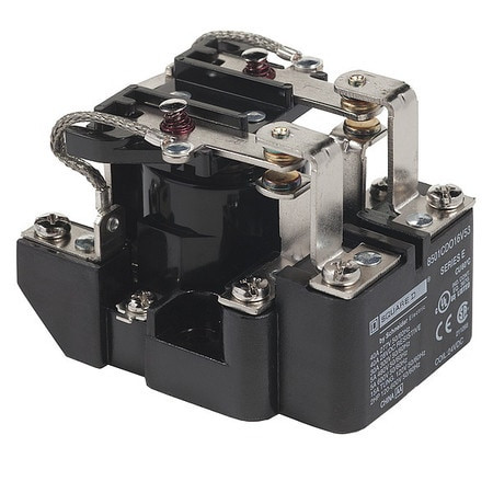 SQUARE D 8501CO16V04 RELAY 600VAC 5AMP TYPE C +OPTIONS