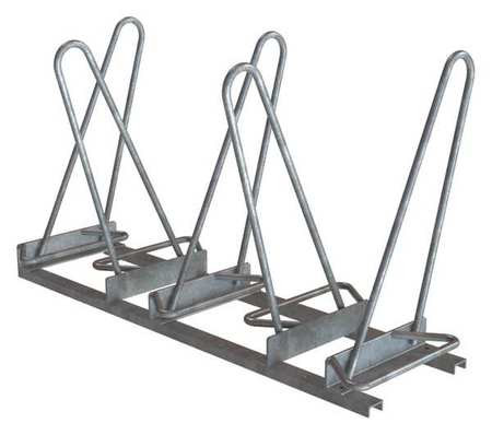 MADRAX SHK-DBL-5-G BIKE RACK GALV (5)BIKES 29-1/2IN.H 53INL