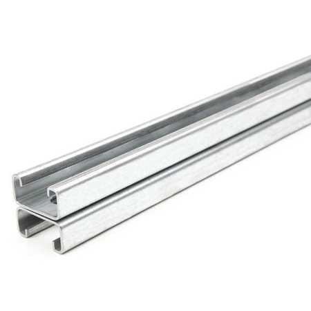 GRAINGER GLOBAL SOURCING FS-501SS PG 120.00 STRUT CHANNEL,STEEL,OVERALL L 10FT