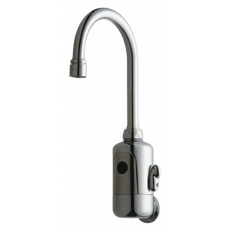 CHICAGO FAUCETS 116.224.AB.1 HYTRONIC GOOSENECK SINK FAUCET WITH DUAL