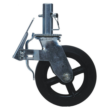 BIL-JAX 0026-762 CASTER-8IN-RND-6 CAST IRON HUB