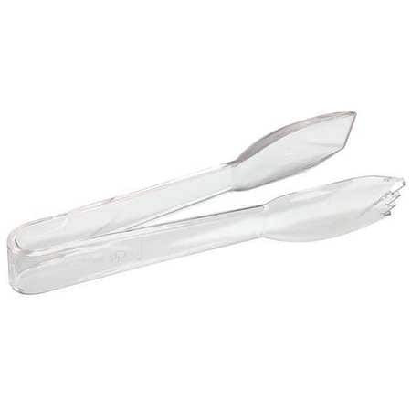 CRESTWARE PCT6CL TONG CLEAR 6-1/2 IN L PLASTIC
