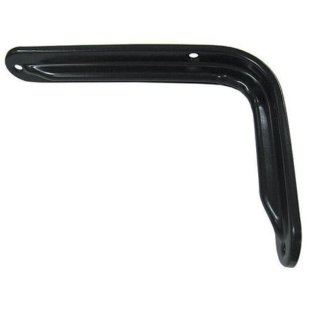 GRAINGER GLOBAL SOURCING 33TZ31 SHELF BRACKET STEEL BLACK 7-3/4 IN L