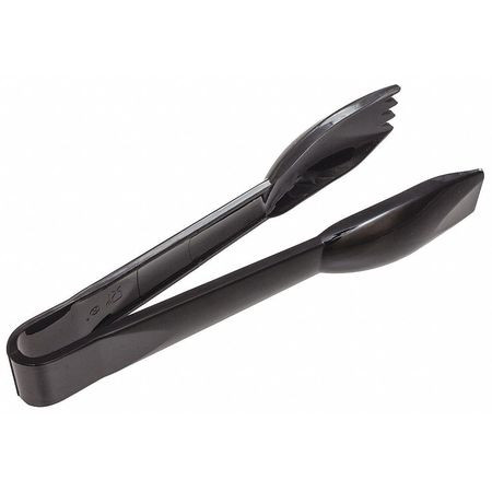CRESTWARE PCT6BK TONG BLACK 6-1/2 IN L PLASTIC