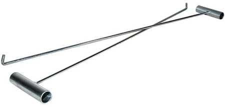 SURFACE SHIELDS APH SLED HANDLE 30 IN.L GRAY PK2