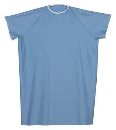 DMI 532-8030-0139 CONVALESCENT GOWN ONE SIZE BLUE