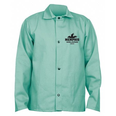 MCR SAFETY 39030L F/R FABRIC WELDING JACKET, 30" W/INSIDE 