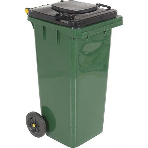 VESTIL TH-32-GRN 32 GAL GREEN SQUARE TRASH CAN