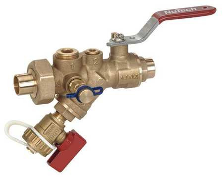 NUTECH SV2E-100S-100S COMBINATION STRAINER VALVE 1 IN SWEAT