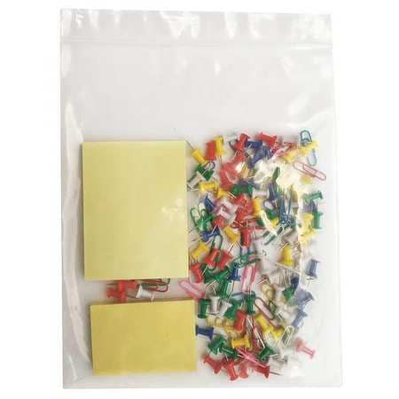 GRAINGER GLOBAL SOURCING 5CNK7 RECLOSABLE BAG 12 IN L 12 IN W PK1000