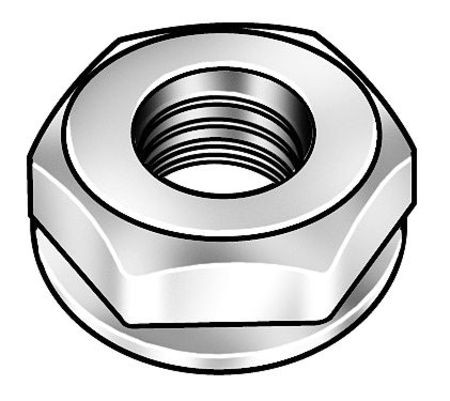 HODELL-NATCO 1AY68 LOCK NUT #10-32 STEEL ZP PK100