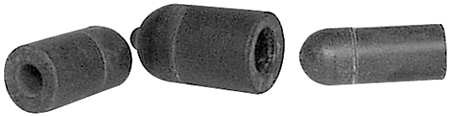 IMPERIAL SUPPLIES 5MTY8 CAP PUSH ON 1/2 IN. RUBBER PK10