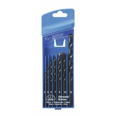ARTU 01511 MULTIPURPOSE METRIC DRILL BIT SET 7 PCS.