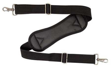 WESTWARD 5MZL5 PADDED SHOULDER STRAP ADJ BLK 53 IN