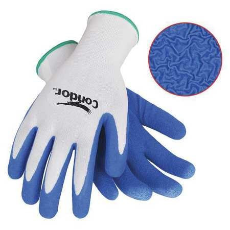 CONDOR USA INC 19L449 G6630 COATED GLOVES XXL WHITE/BLUE PR