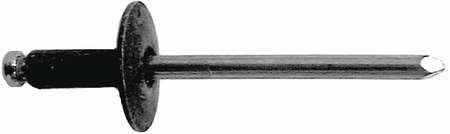 IMPERIAL SUPPLIES 5MTY5 RIVET BLACK STEEL 3/16 IN PK50