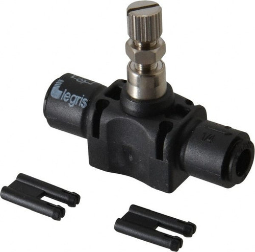 LEGRIS 7770 56 00 1/4" TUBE OD INLINE FLOW CONTROL VALVE