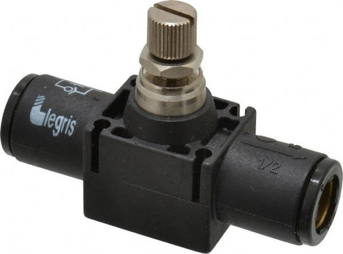 LEGRIS 7770 62 00 1/2" TUBE OD INLINE FLOW CONTROL VALVE