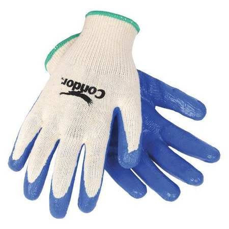 CONDOR USA INC 19L531 G6624 COATED GLOVES XL NATURE/BLUE PR