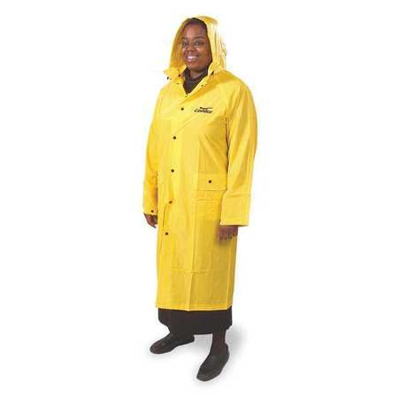 CONDOR USA INC 1FBB4 D2282 RAINCOAT WITH DETACHABLE HOOD YELL