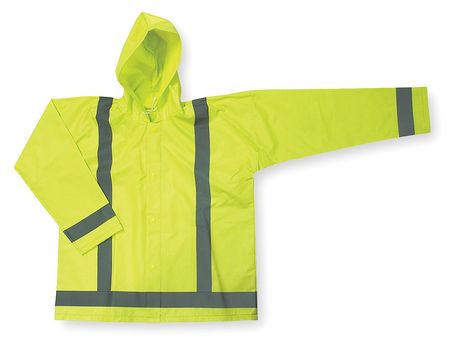 CONDOR USA INC 1FBA4 D2326 JACKET W/DETACH HOOD HI-VIS YLW/GR