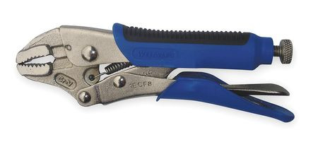 WESTWARD 1ECF8 CURVED JAW LOCKING PLIERS 5 IN SOFT GRIP