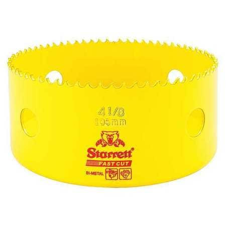 STARRETT FCH0418-G HSS FAST CUT HOLE SAW 4-1/8" (105MM) - A
