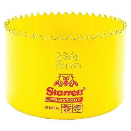 STARRETT FCH0234-G HSS FAST CUT HOLE SAW 2-3/4" (70MM) - AL