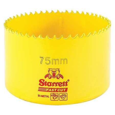 STARRETT FCH075M-G HSS FAST CUT HOLE SAW 75MM - ALT NUMBER 