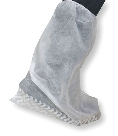 CONDOR USA INC 2KTU4 BOOTCOVERS SLIP RESIST 1SIZE WHITE PK200