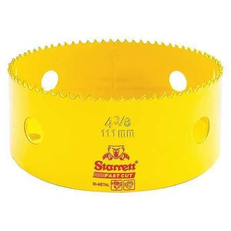 STARRETT FCH0438-G HSS FAST CUT HOLE SAW 4-3/8" (111MM) - A
