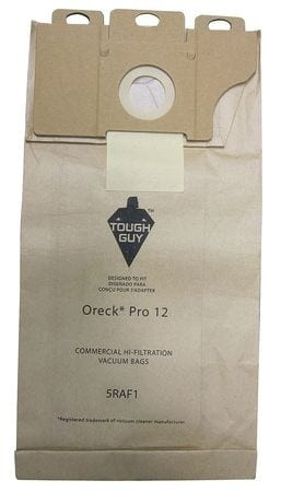 TOUGH 5RAF1 FILTER BAG 2-PLY PAPER PK10