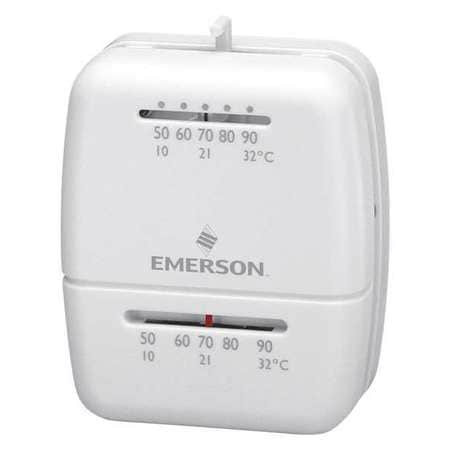 EMERSON 1C21-101 LOW V MECHANICAL TSTAT 50 TO 90F WHITE