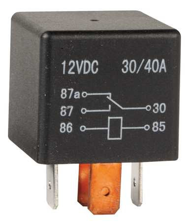 IMPERIAL SUPPLIES 5RLV0 MINI CHANGE OVER RELAY SPDT 20A 12VDC