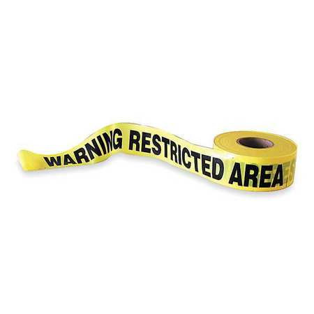GRAINGER GLOBAL SOURCING 1N912 BARRICADE TAPE YELLOW/BLACK 1000FT X 3IN