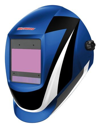 WESTWARD 44R232 AUTO DARK WELDING HELMET, SHADE 5-8/8-13