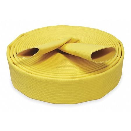ALLIANCE HOSE AND RUBBER CO. 45DU33 WATER DISCH HOSE 3INX100FT 250PSI YELLOW