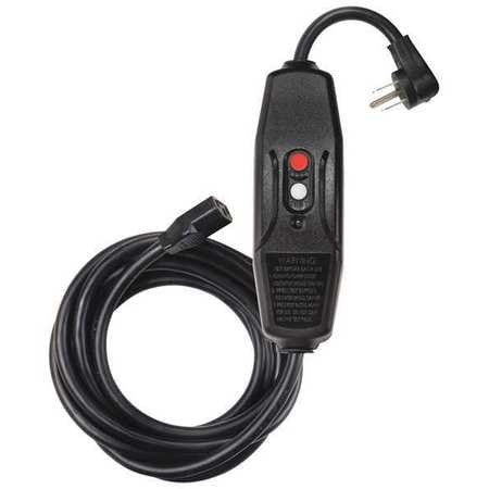 POWER FIRST 2XYT2 LINE CORD GFCI 9 FT. BLK 15A 5-15P 120V