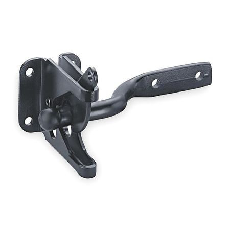 BATTALION 1RBY4 SELF-LATCHING GATE LATCH 2-3/8 IN W BLK