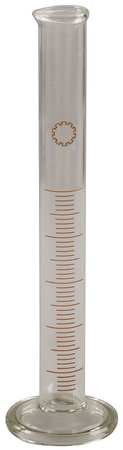 LAB SAFETY SUPPLY 5YHX9 GRADUATED CYLINDER 25ML GLASS CLEAR PK12